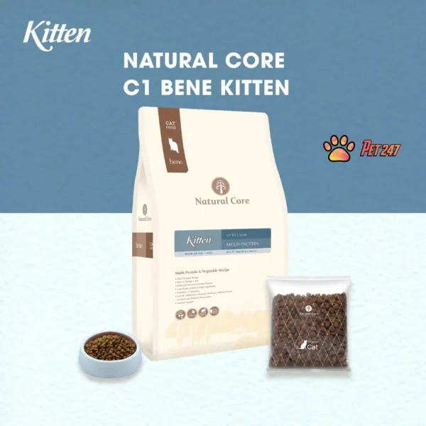 Hạt Thức Ăn Natural Core C3 Bene 3012 Cho Mèo