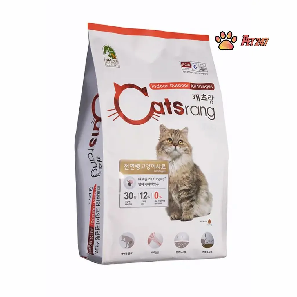 Thức Ăn Hạt Cho Mèo Catsrang (Hàn Quốc) Túi 400g